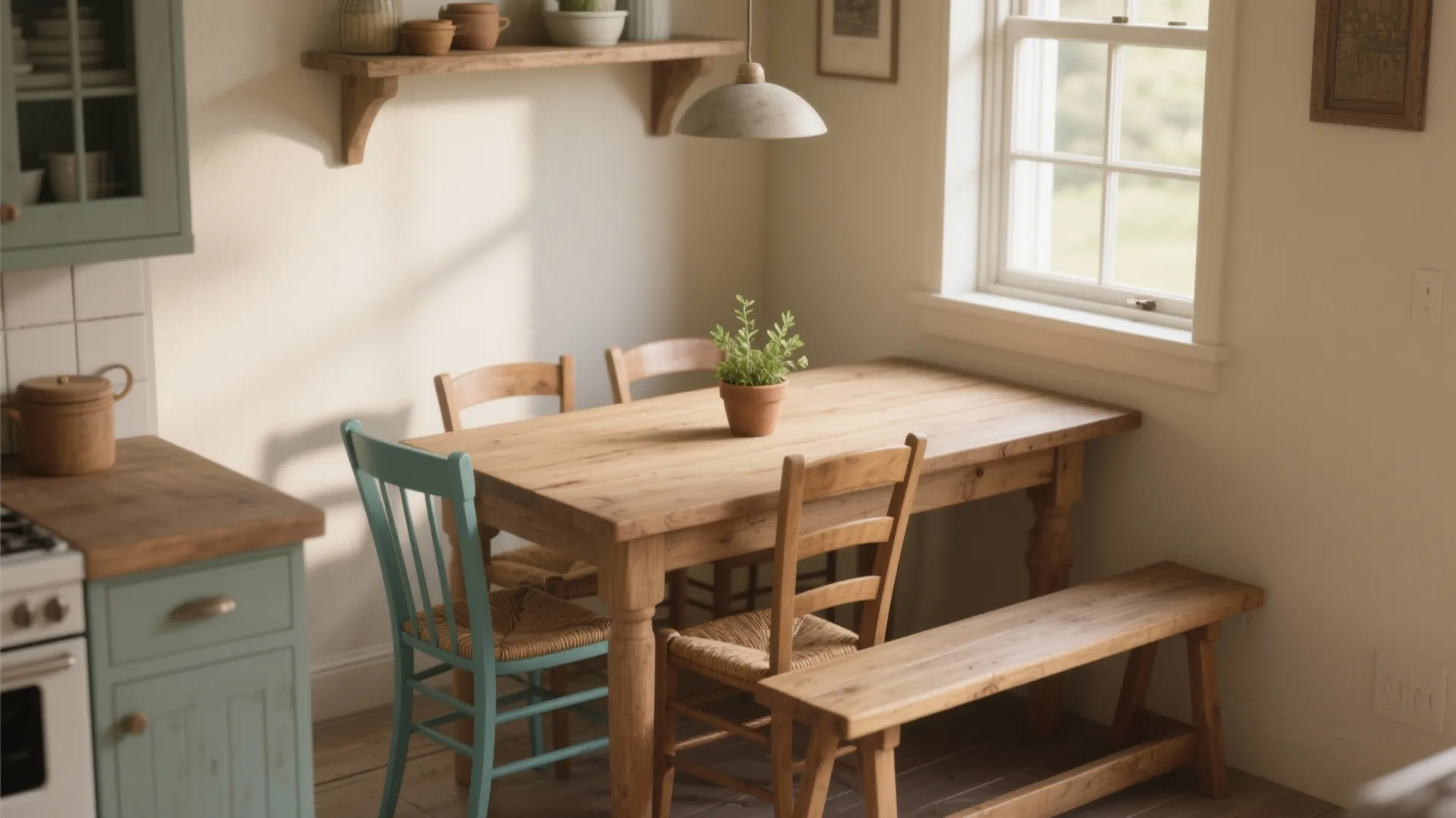 4 Wooden Kitchen Chairs: 5 Small-Space Ideas: How I used a set of 4 wooden kitchen chairs to maximize style and function in tight kitchens
