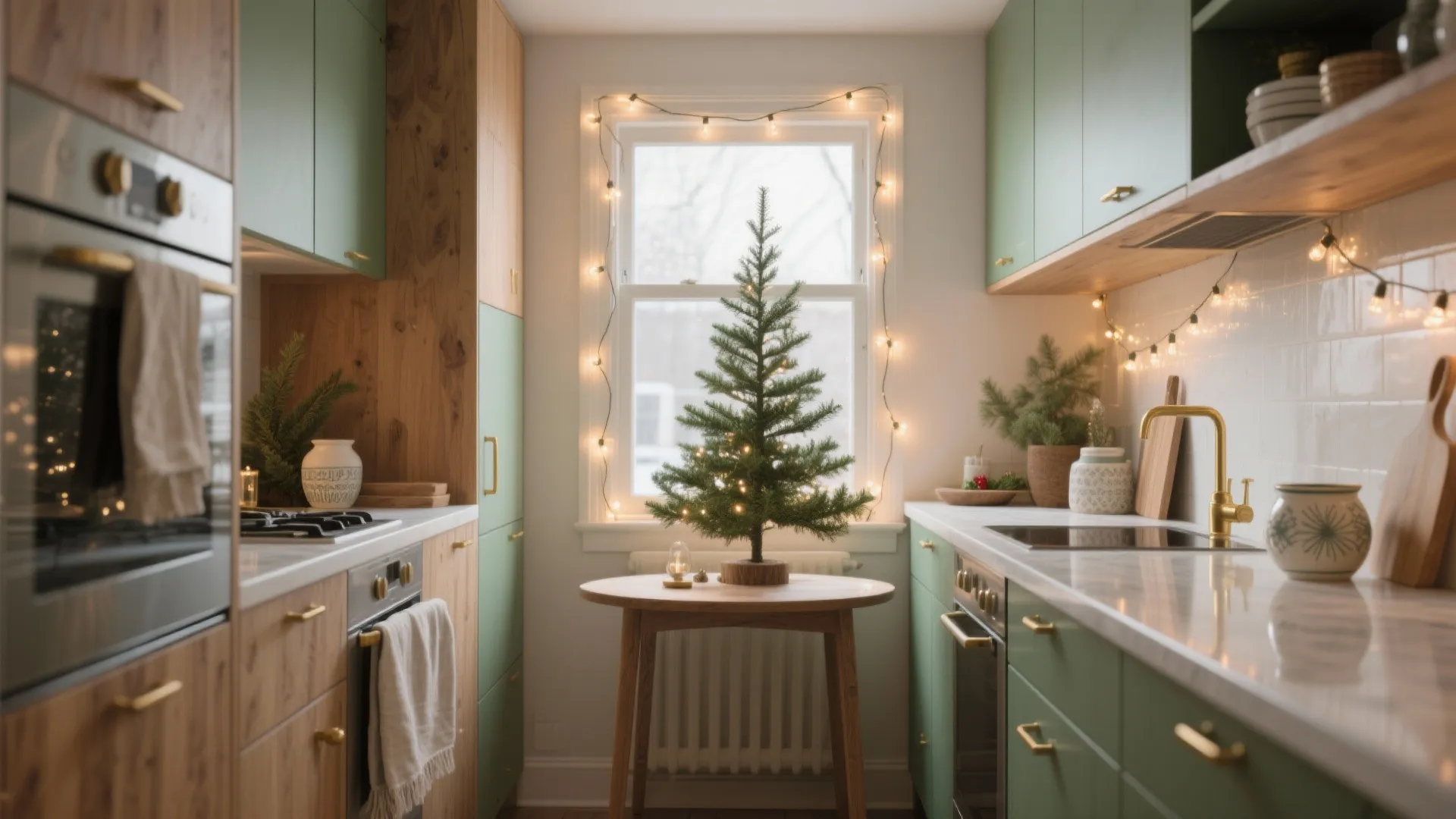 Xmas Kitchen Ideas — 5 Festive Small-Space Tips: Creative, budget-friendly ways to make a tiny kitchen feel merry and bright
