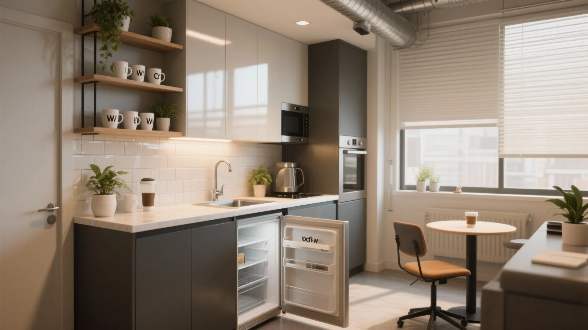 5. Small Kitchenette and Coffee Nook