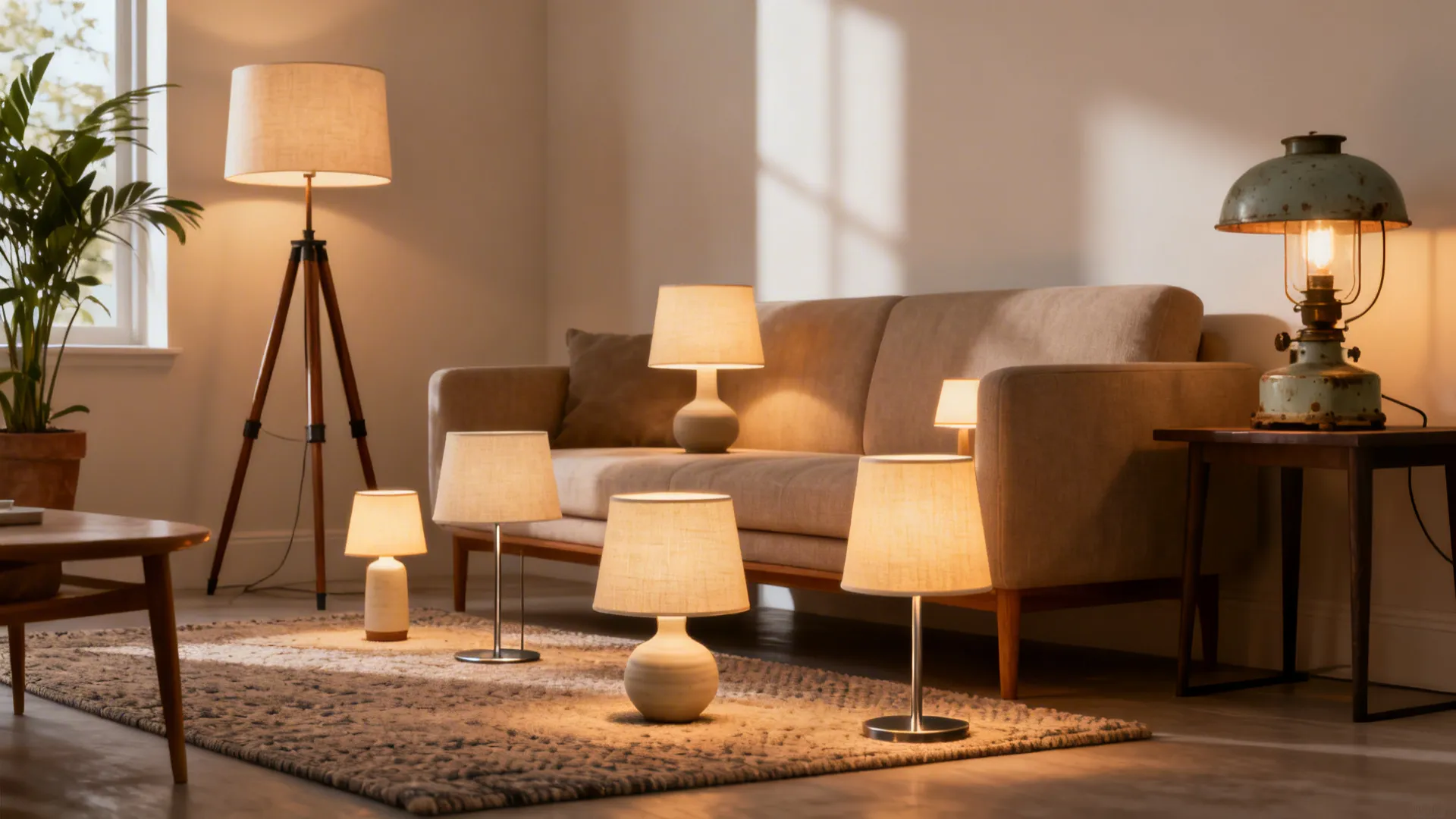 5 Inexpensive Table Lamp Ideas for Living Rooms