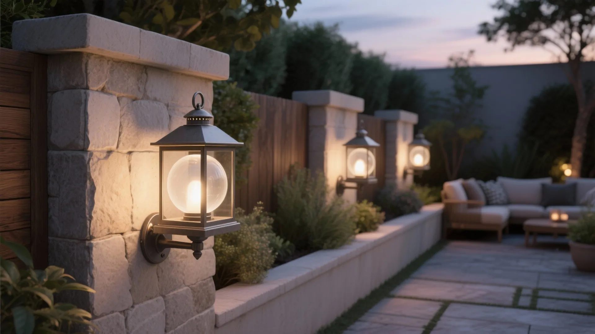 3. Small Lantern-Style Fixture