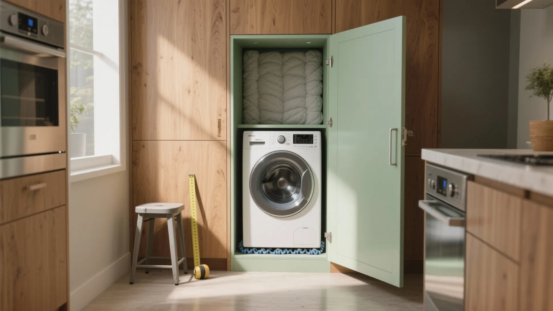 Washing Machine in Small Space: 5 Smart Ideas: Creative, practical solutions for fitting a washing machine into the tiniest nooks