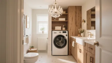 10 Laundry Bathroom Design Ideas