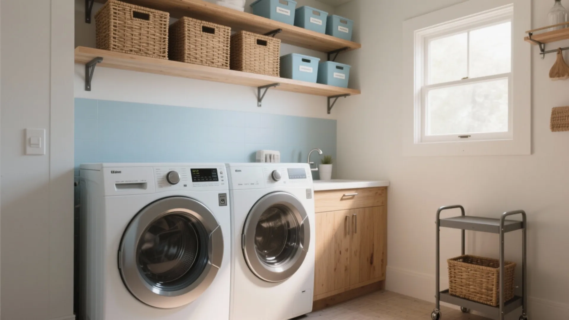 Laundry Room Ideas Shelves: 5 Smart Solutions: Practical, budget-aware shelving ideas to transform small laundry rooms into efficient, stylish spaces