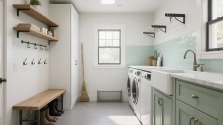 5 Small Laundry Room and Mudroom Ideas That Work