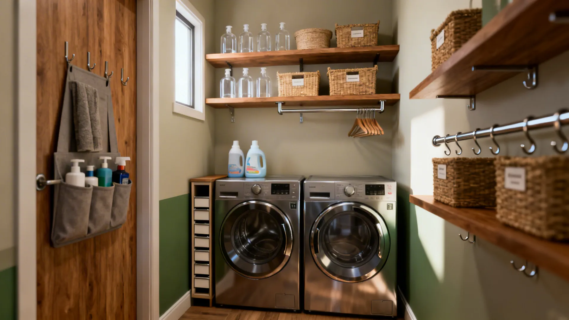 5 Small Laundry Room Shelf Ideas