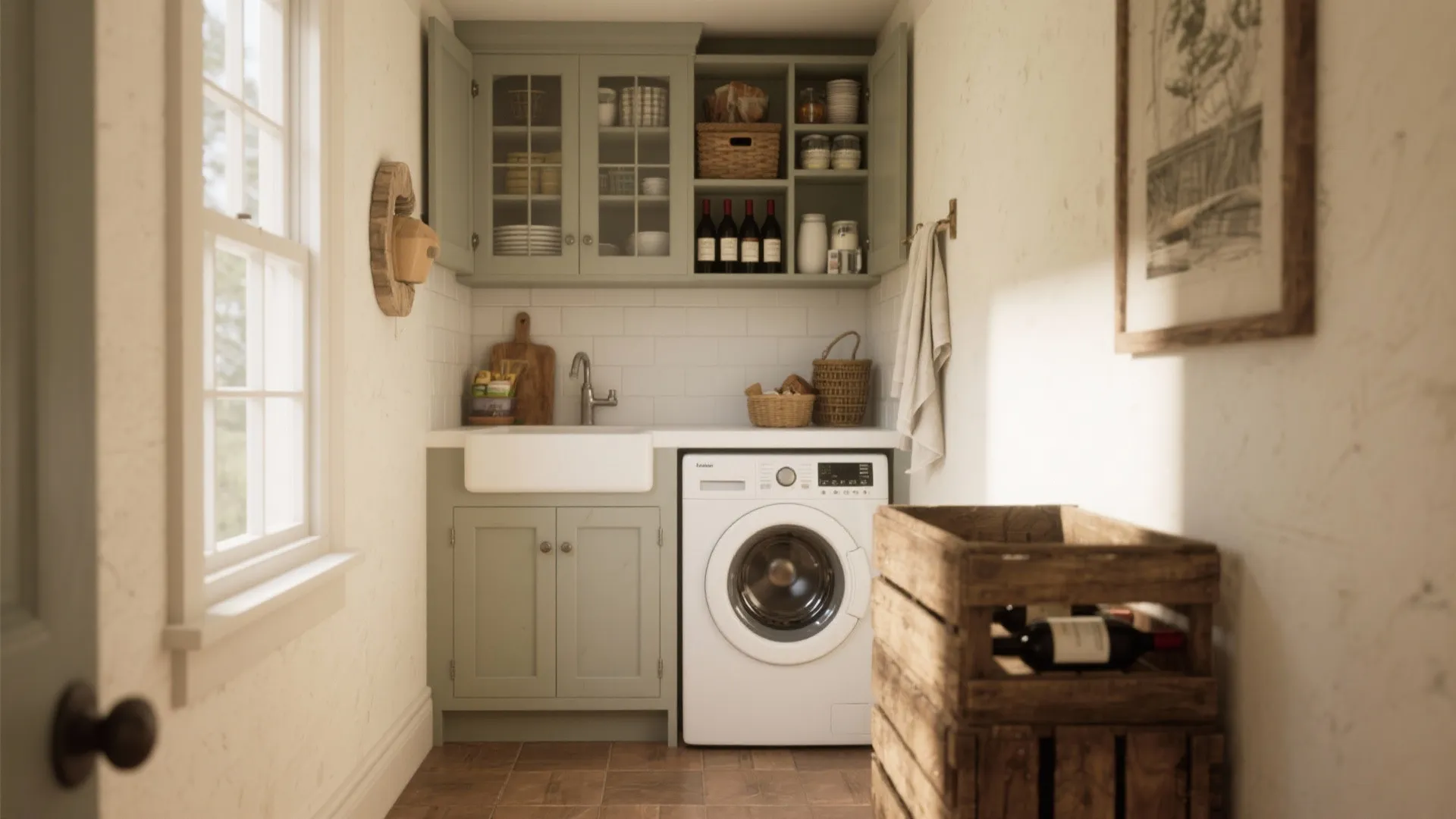 5 Smart Ideas for Tiny Laundry & Pantry Spaces: Creative ways to fit a top-load washer into your small laundry/pantry room without losing style or function.