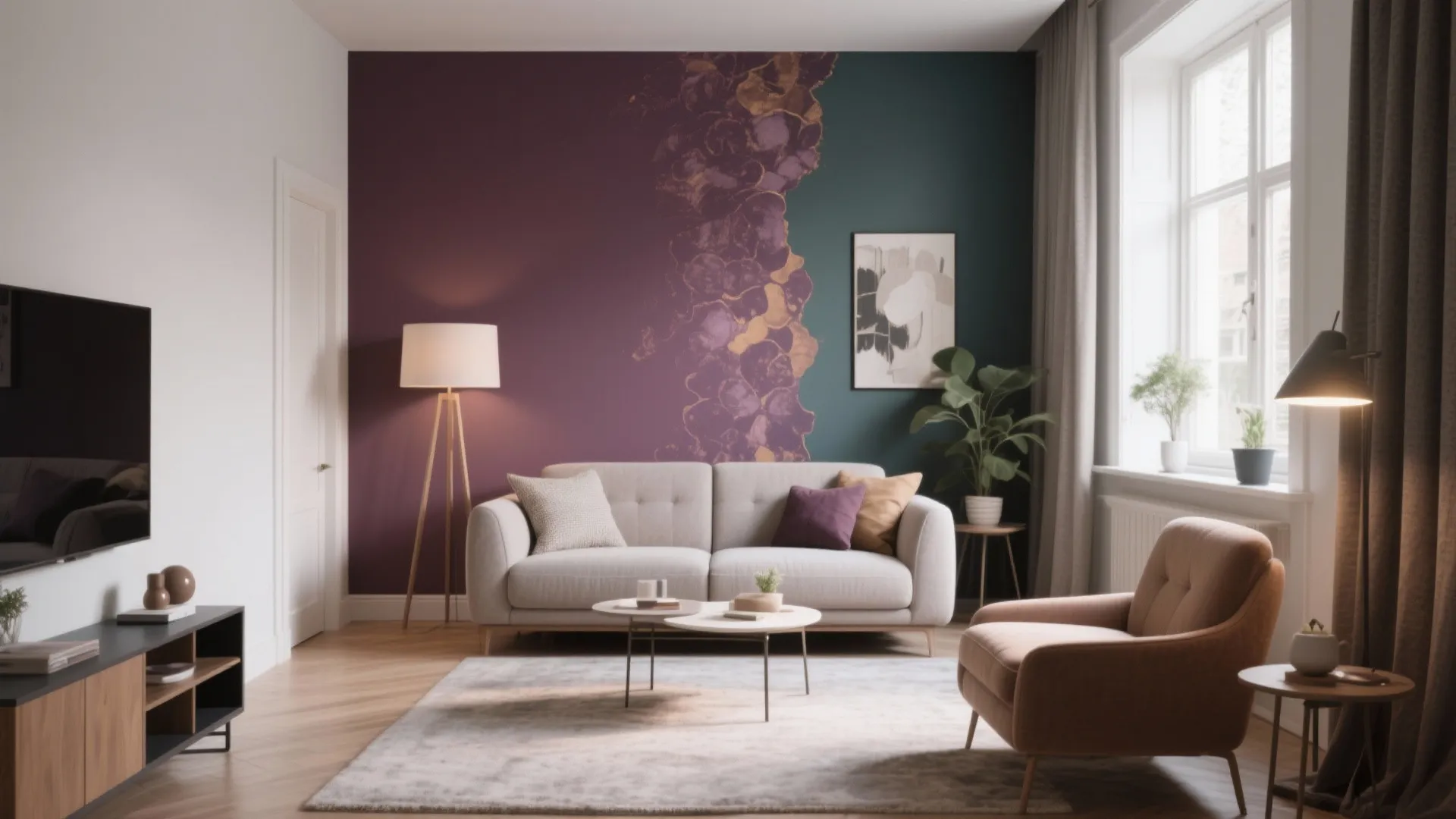 10 Accent Wall Paint Ideas for Your Living Room: Creative and Stylish Accent Wall Paint Inspirations to Transform Your Living Room