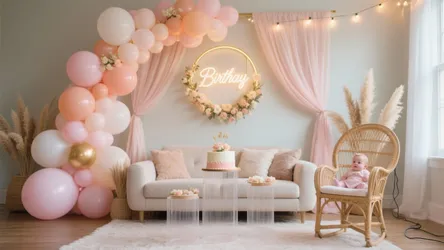 5 Baby Girl Birthday Stage Decoration Ideas That Wow