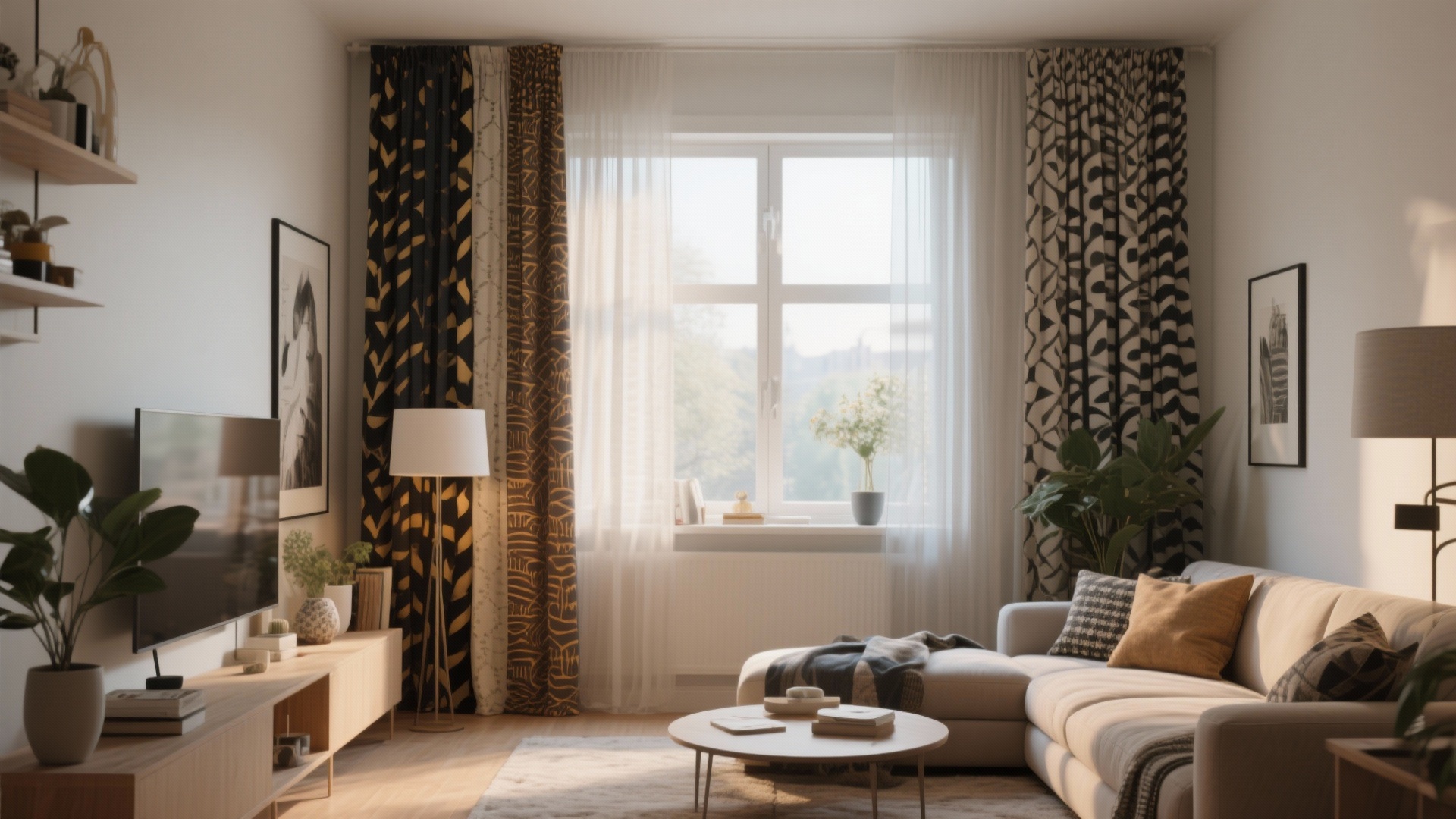 5 Small Living Room Curtain Ideas