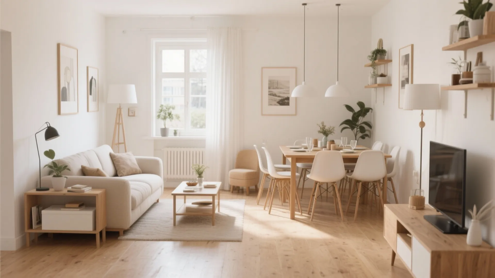 10 Ideas for a Small Living Room with Dining Table: Creative Ways to Fit a Dining Table Into Your Small Living Room