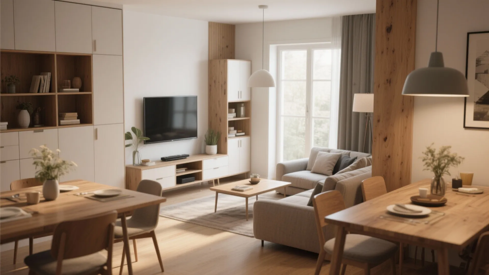 5 Small Living Room Ideas with TV & Dining Table: Smart design tips from 10+ years of real small space projects