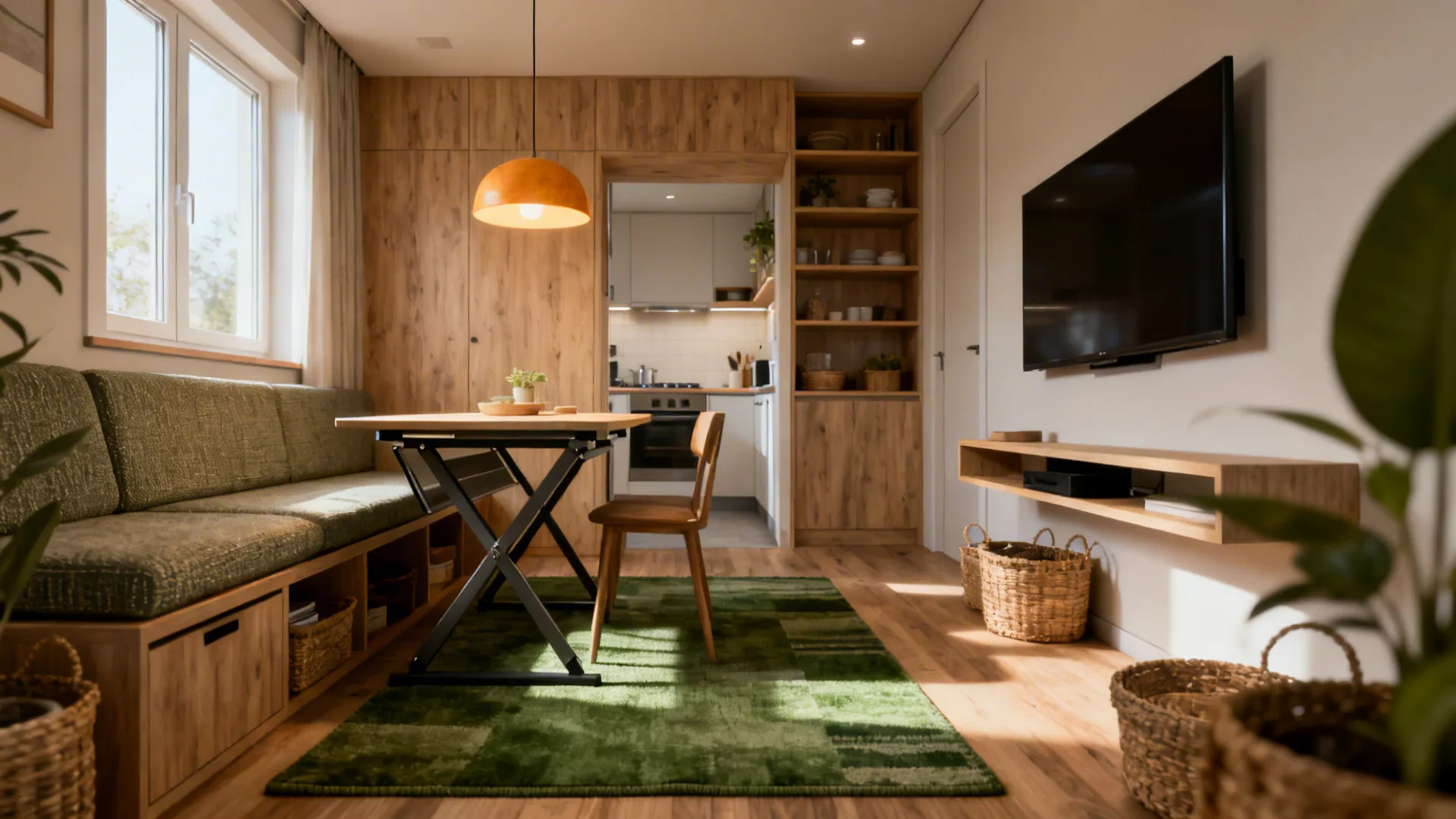 5 Smart Small Living Room and Dining Ideas