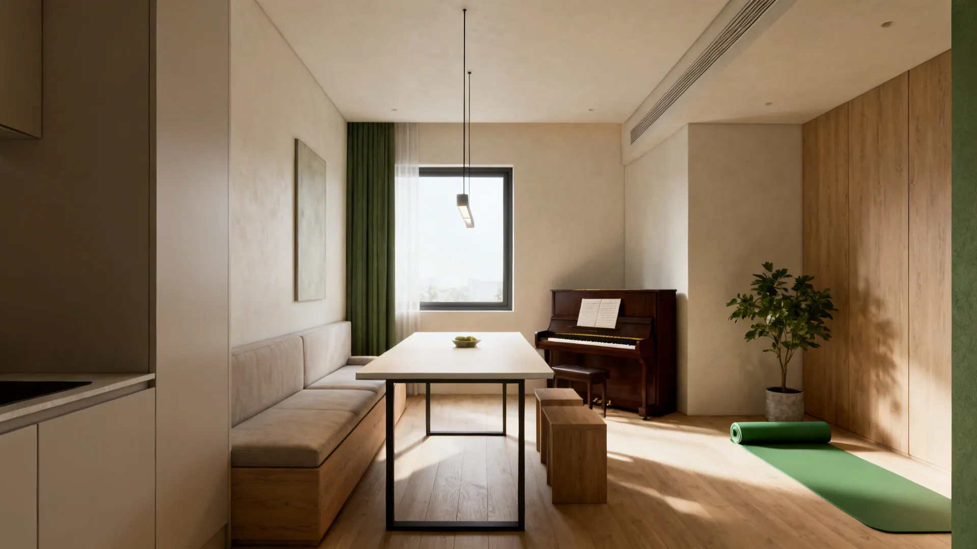 5 Living Room with Dining Table Ideas