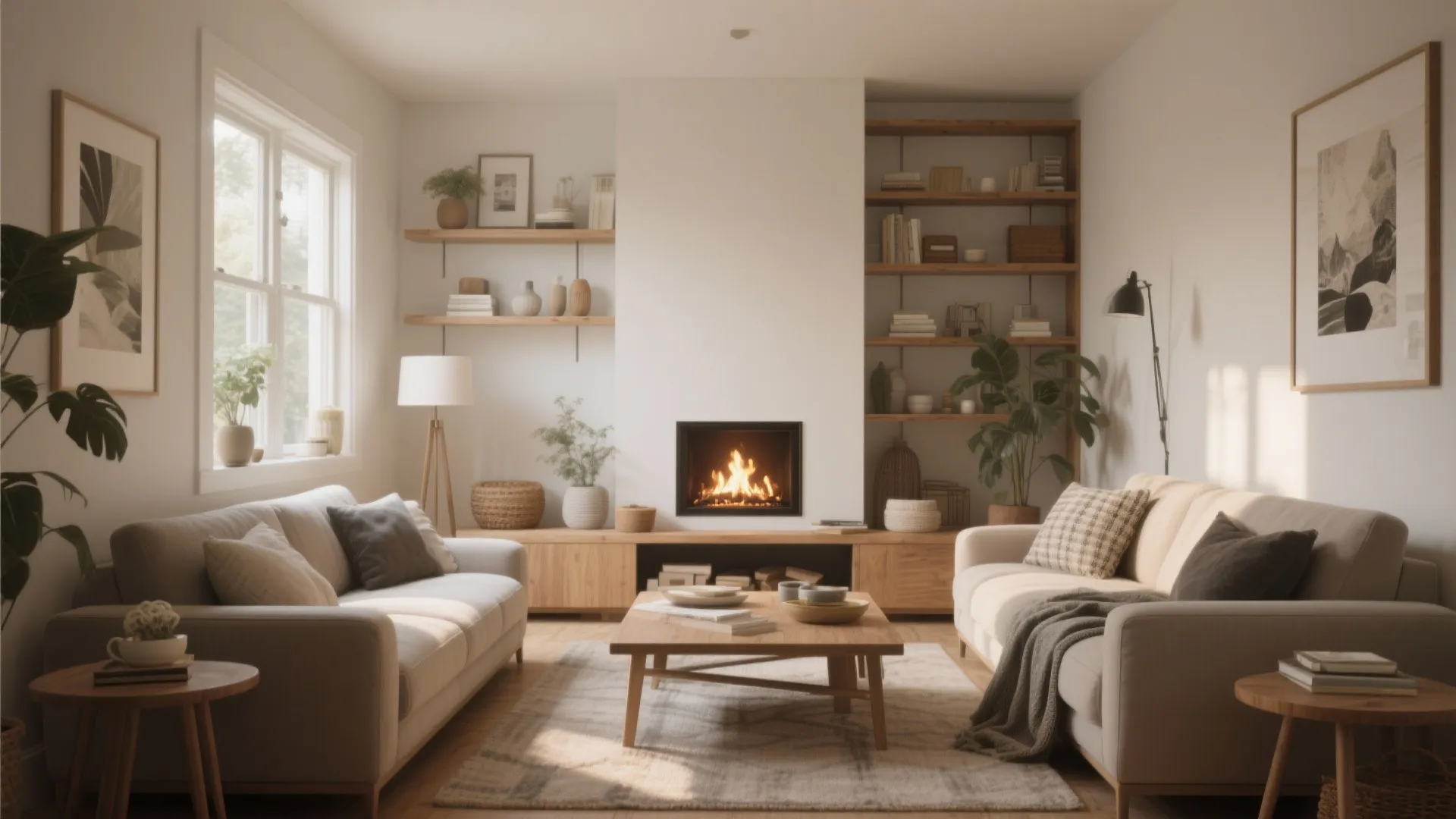 10 Small Living Room with Fireplace Decor Ideas