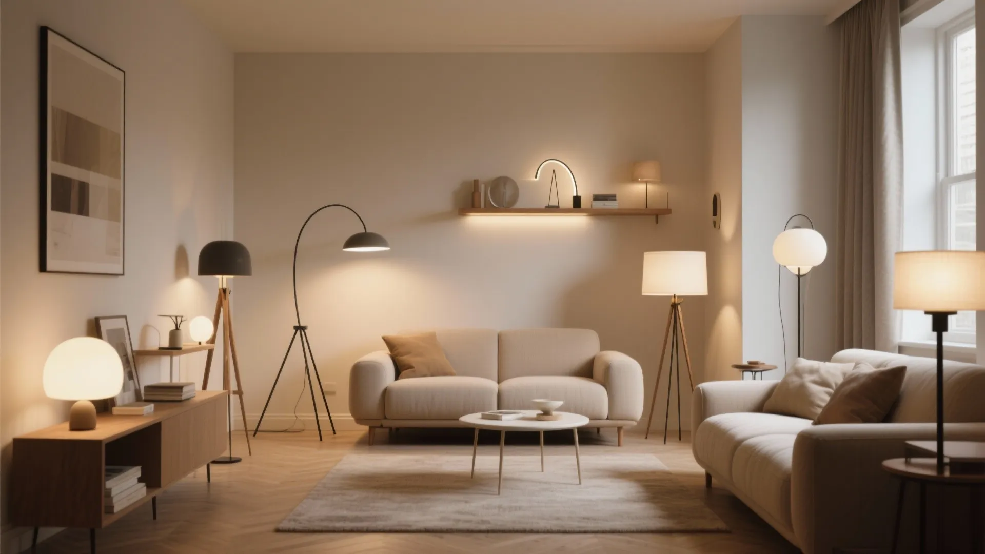 10 Floor Lamp Ideas for Small Living Rooms: Space-saving and stylish lighting solutions that transform your small living room