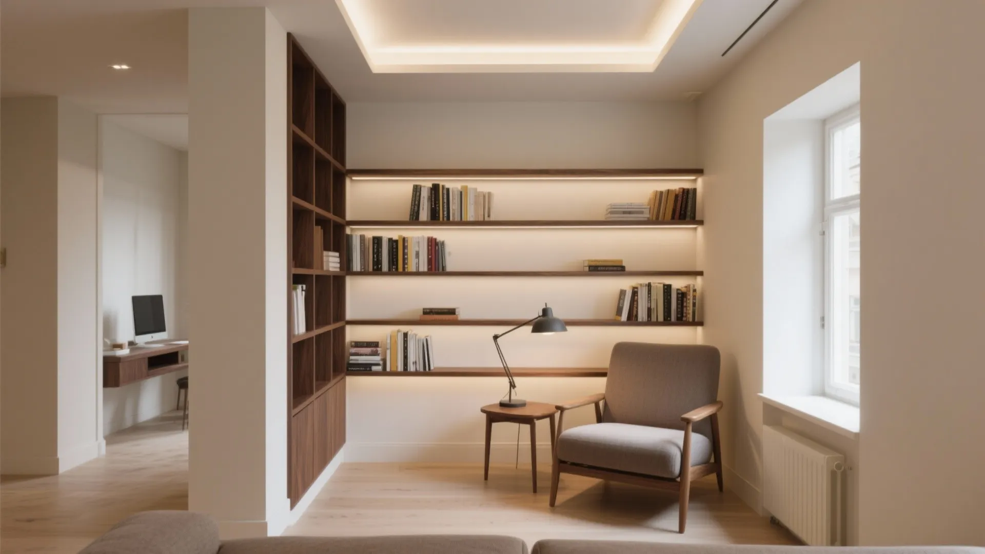Small Living Room with Bookshelves: Space-Savvy Design Guide: 1 Minute to Smart, Stylish Book Storage for Tiny Spaces