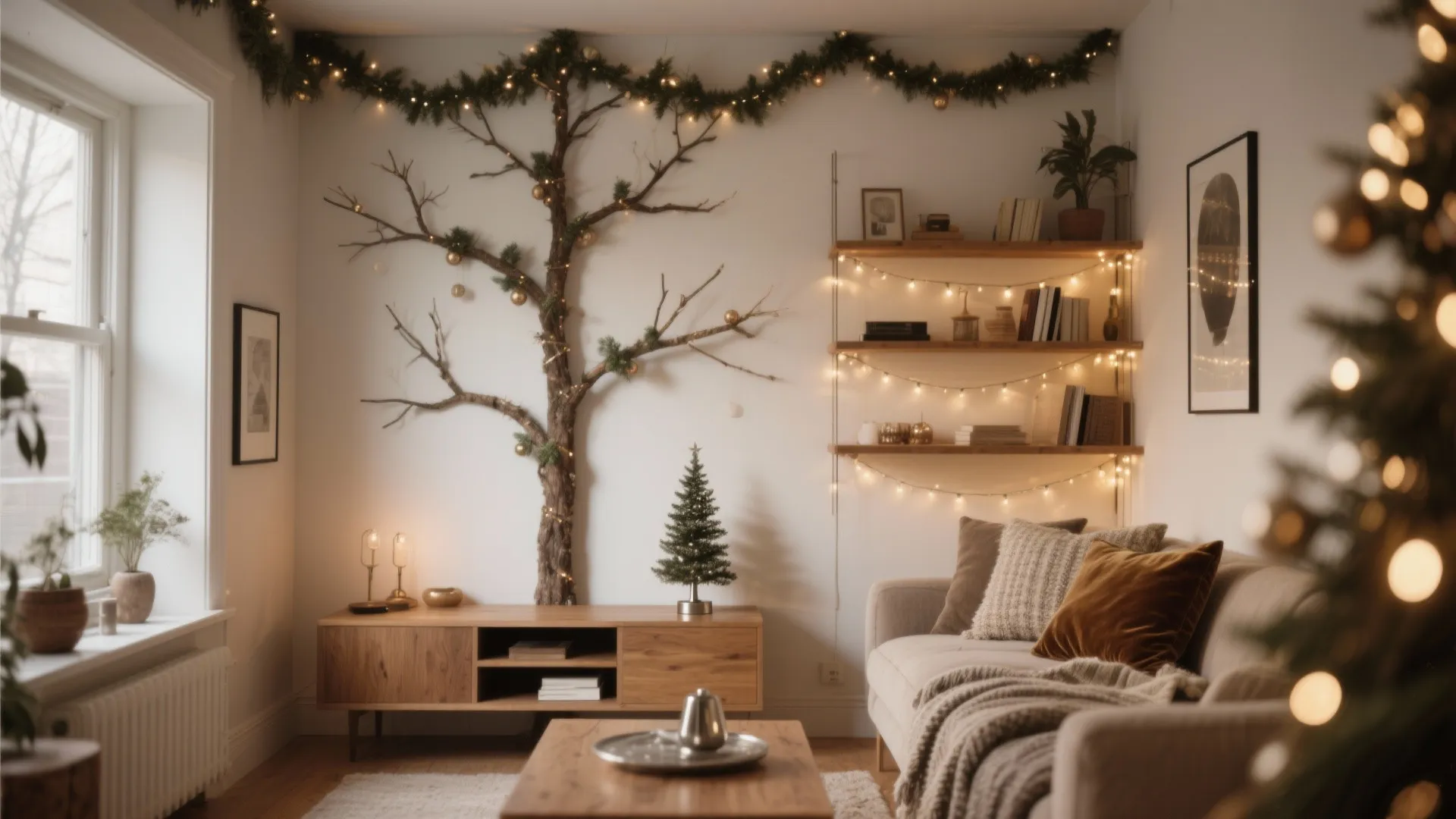 5 Christmas Decoration Ideas for Small Living Rooms: Creative, space-saving festive ideas I actually used in tiny living rooms