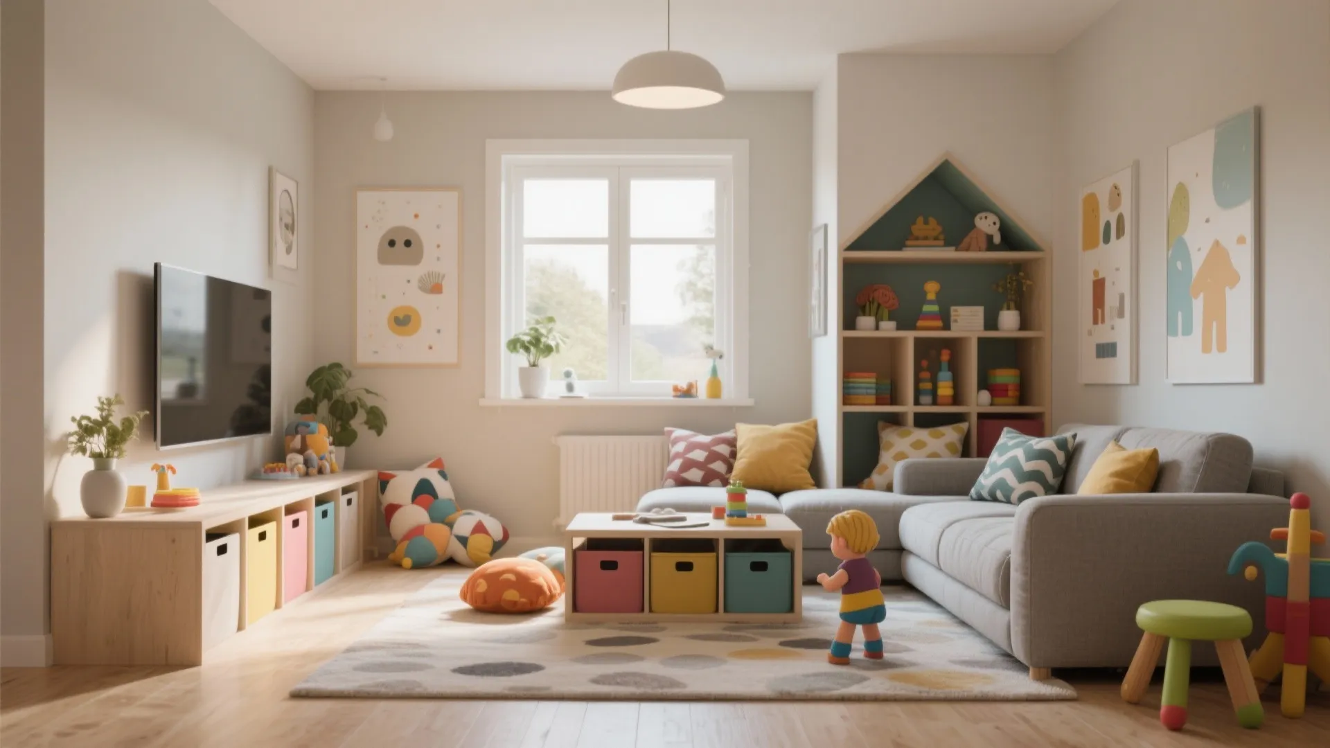 10 Small Living Room Playroom Combo Ideas: Smart Design Tips to Make a Compact Living Room Double as a Fun Playroom