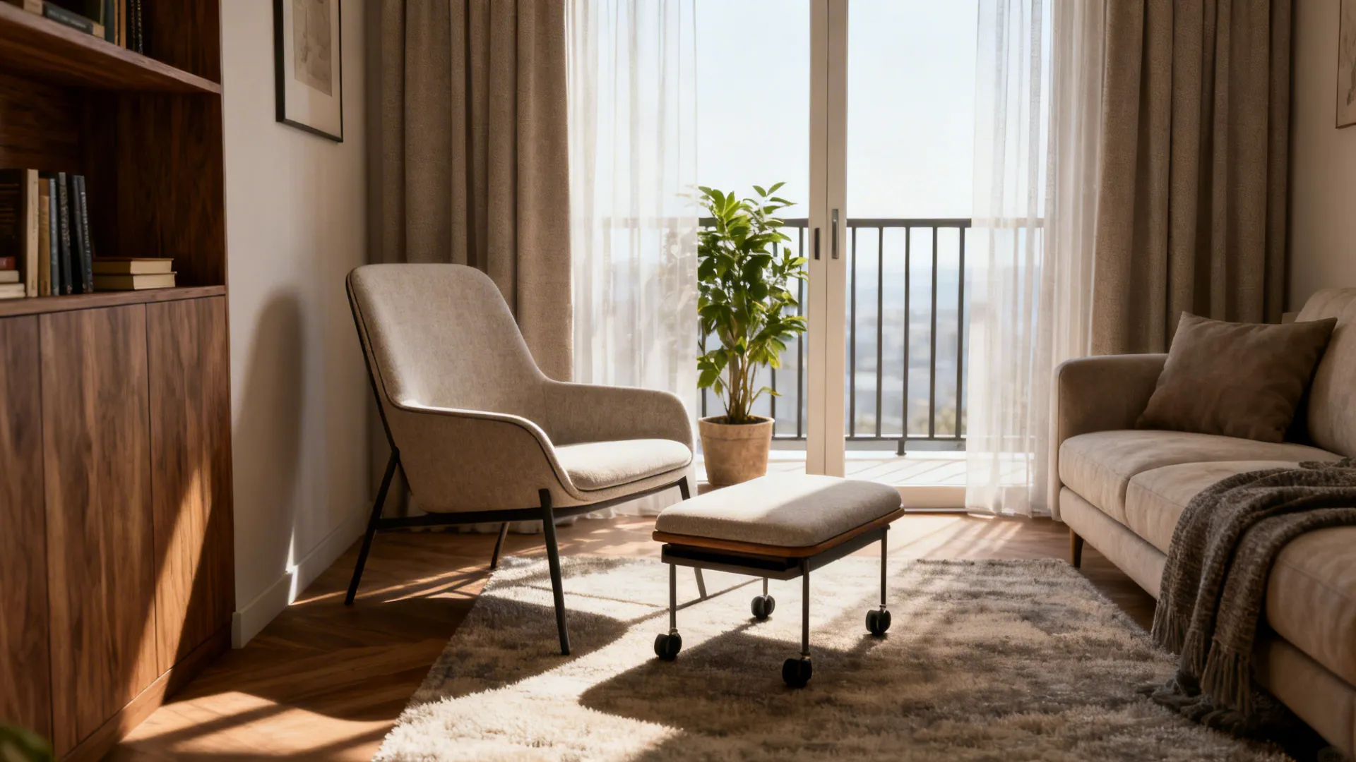 5 Living Room Chair + Ottoman Ideas