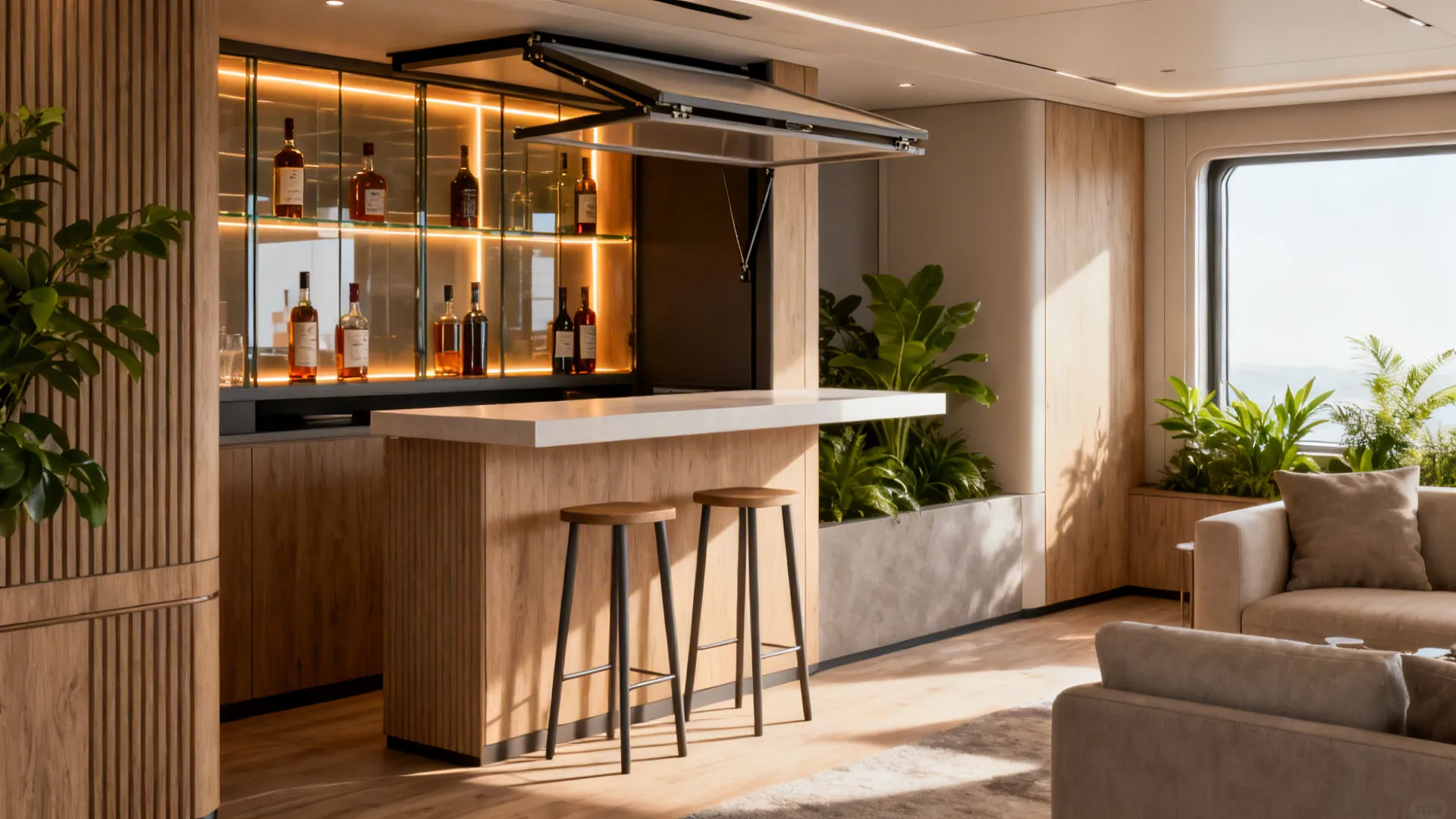 5 Bar Ideas for Small Living Rooms