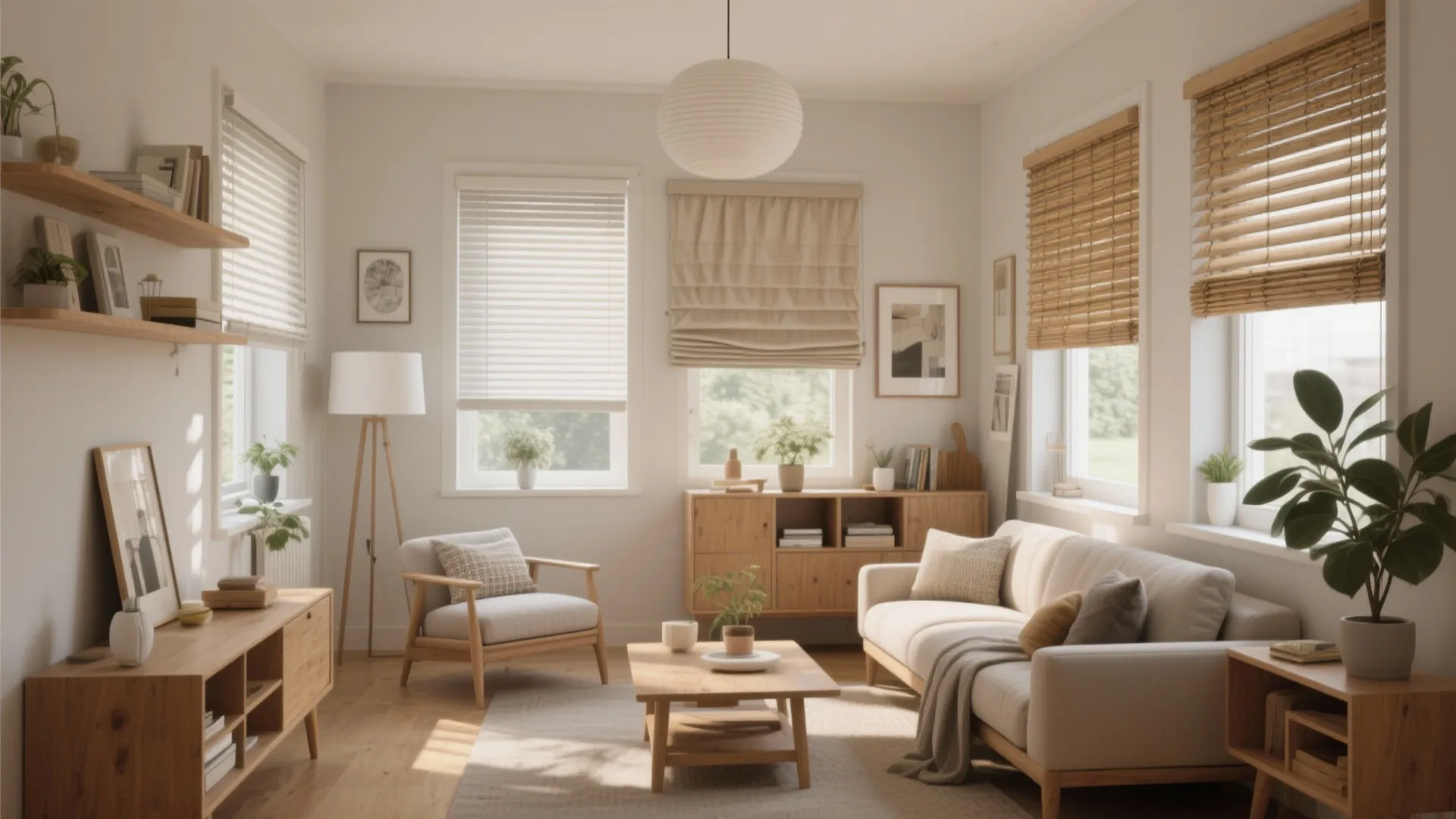 10 Creative Blind Ideas for Living Rooms: Small Spaces, Big Style: 10 Living Room Blind Ideas from My Design Experience