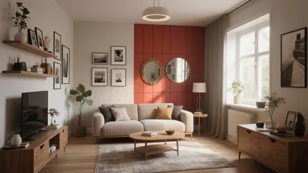 5 Creative Living Room Wall Design Ideas