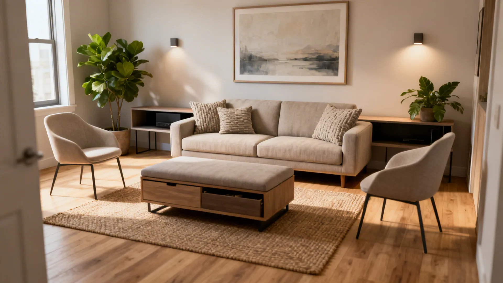 5 Small-Space Living Room Ideas for Value City Furniture: Practical, stylish living room set ideas from a 10-year interior designer for small homes using Value City pieces