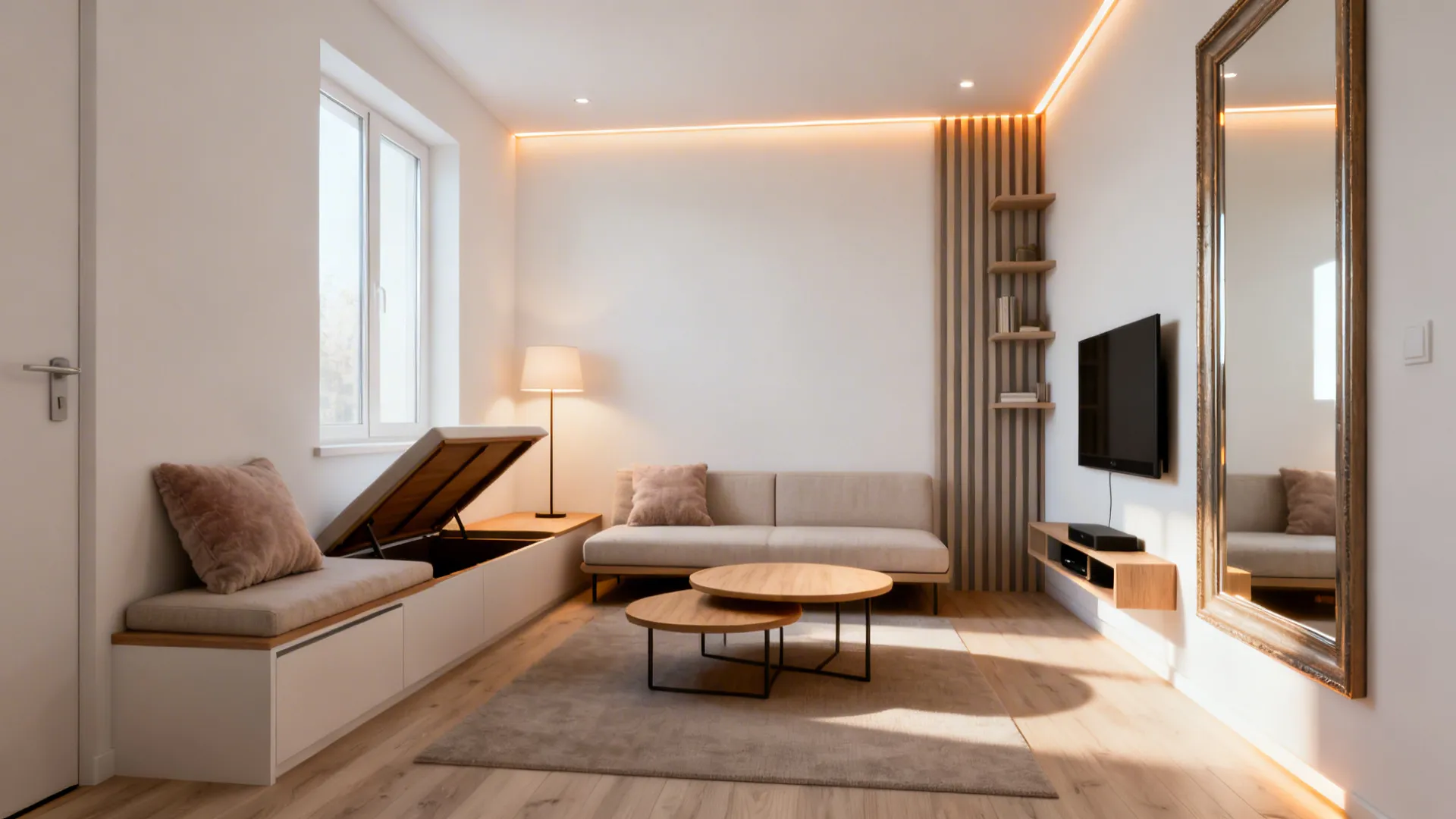 5 Small Living Room Setup Ideas