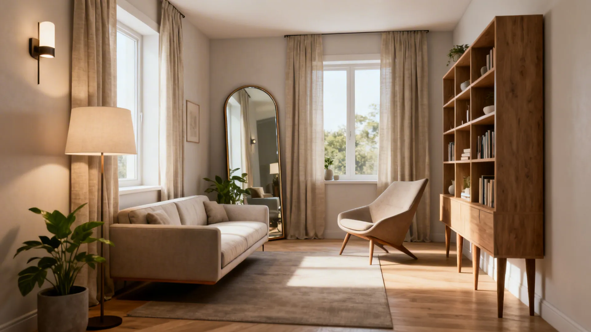 5 Small-Space Living Room Staging Ideas