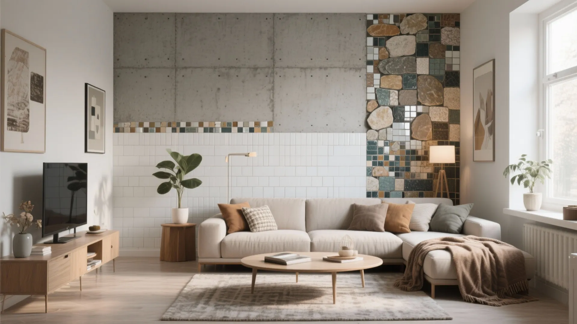 5 Living Room Wall Tile Ideas You’ll Love: Creative wall tile inspirations for a stylish and functional living room