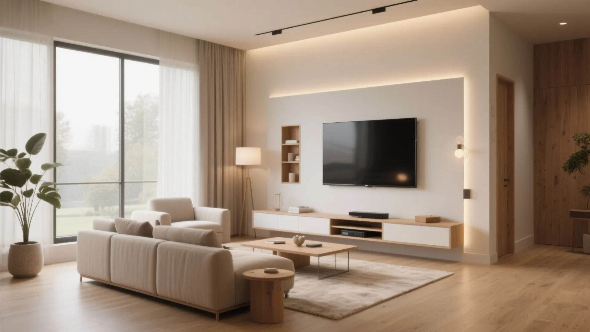 10 Smart Living Room Layout Ideas for 13.6 x 13.6 ft with Wall TV: Practical and Stylish Ways I’ve Used to Make a 13.6 x 13.6 Living Room with Wall-Mounted TV Feel Bigger and Better