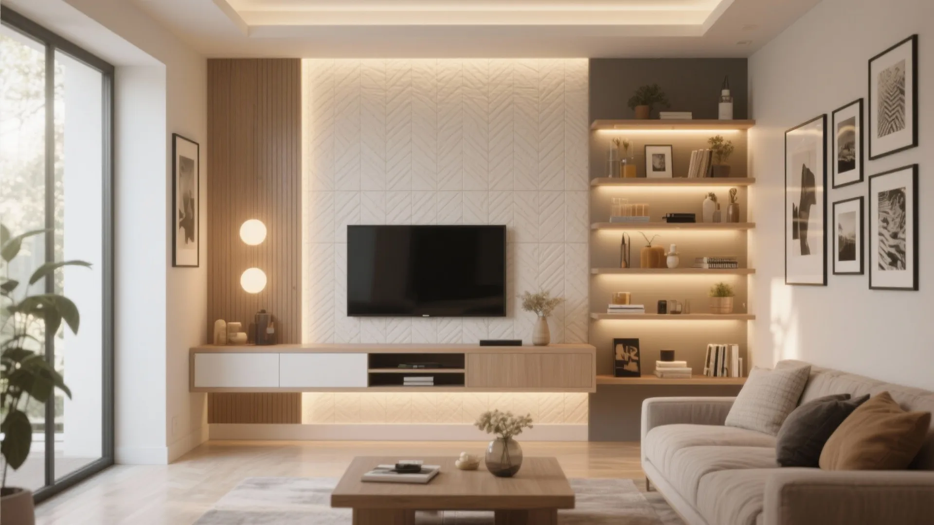 5 Living Room TV Wall Decor Ideas: Transform Your Living Room with These Creative TV Wall Designs