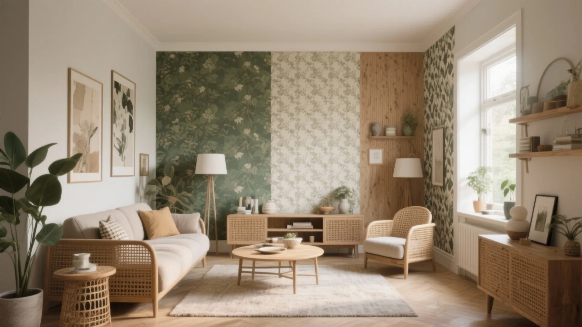 5 Unique Living Room Wallpaper Ideas