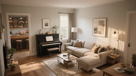 5 Living Room Ideas for a 12.0 x 12.2 Space