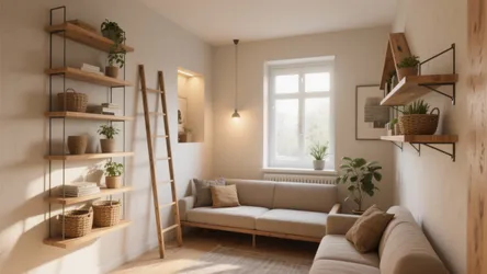 5 Living Room Shelves Ideas for Small Walls