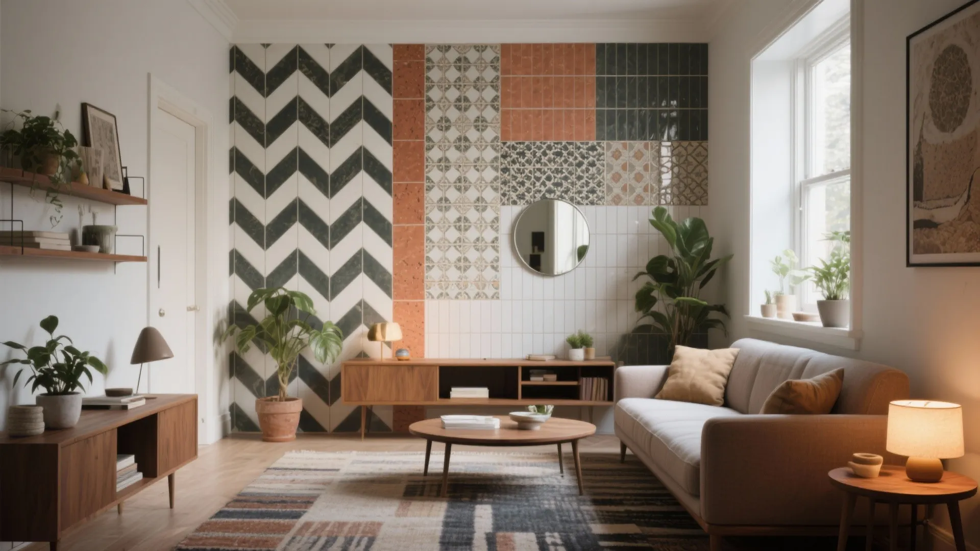 5 Living Room Wall Tiling Ideas That Transform Small Spaces: Practical, stylish living room wall tiling inspirations from a 10-year interior pro