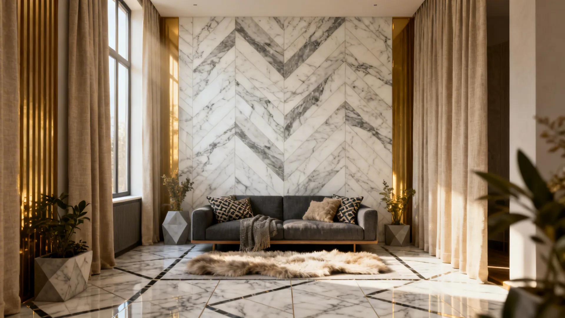 5 Wall Tile Ideas for Living Rooms