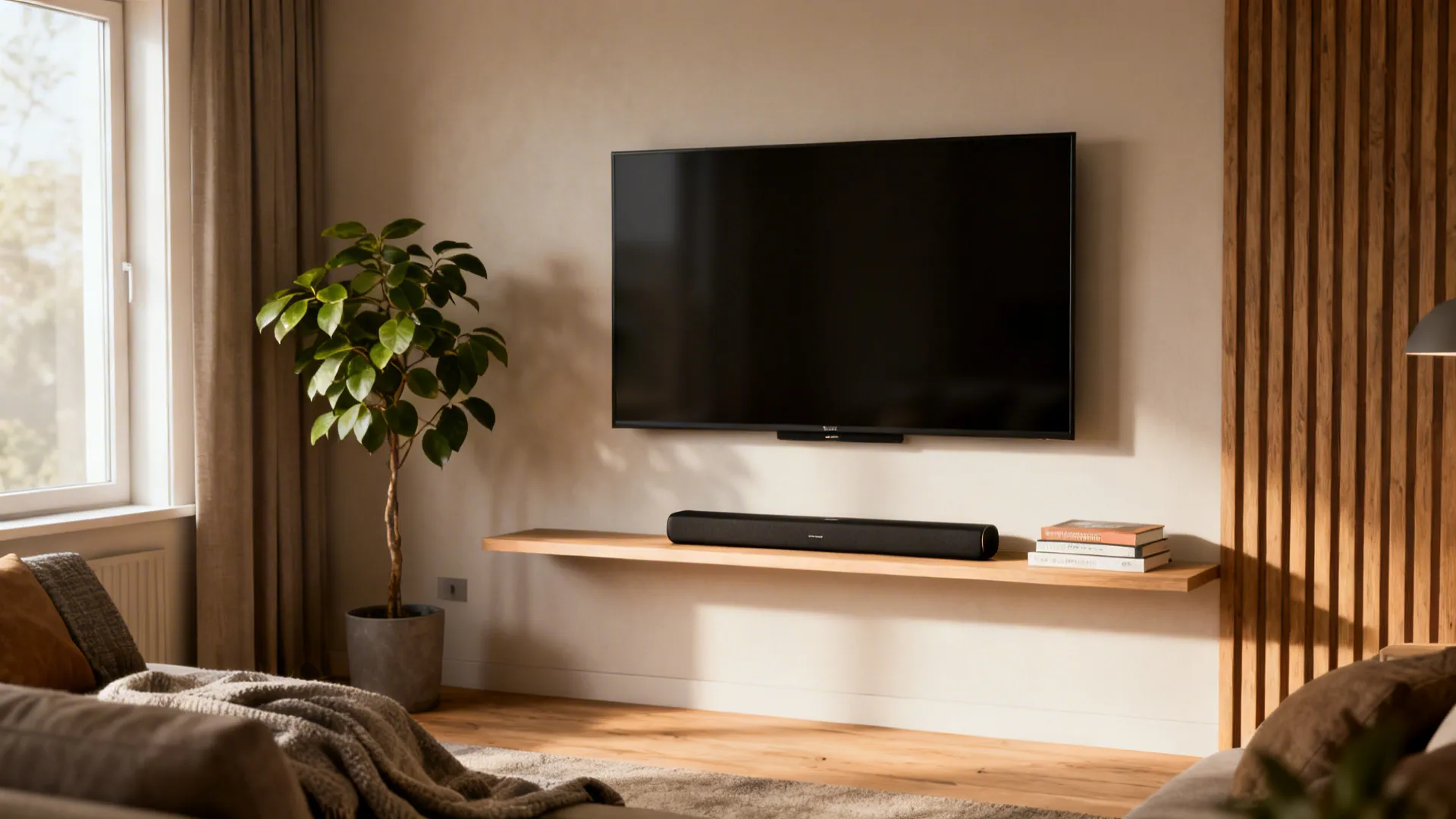 5 Wall-Mounted TV Ideas for Small Living Rooms