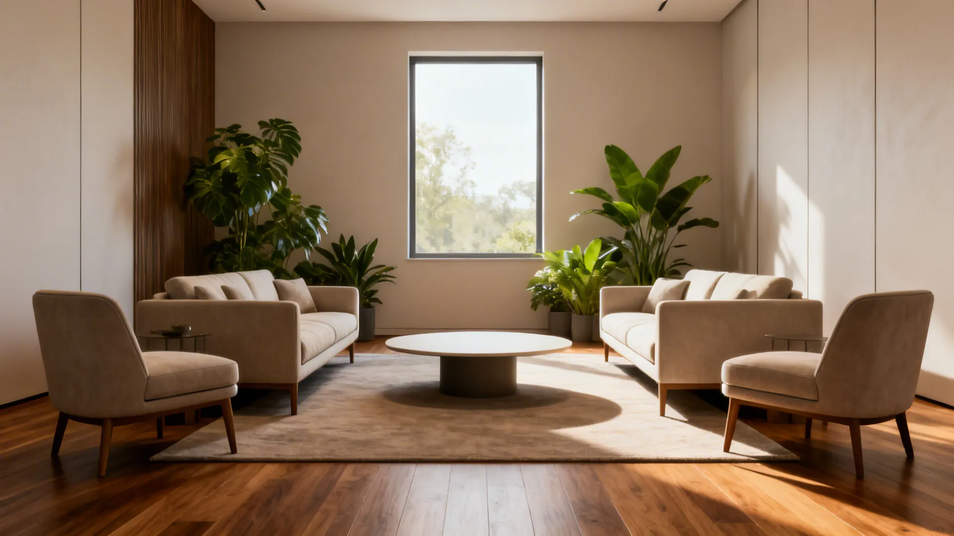 Small Living Room with 2 Sofas & 2 Chairs — 5 Ideas