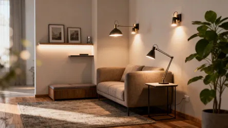 5 Wall-Mounted Lamp Ideas for Small Living Rooms