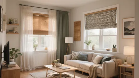 5 Stylish Living Room Window Covering Ideas