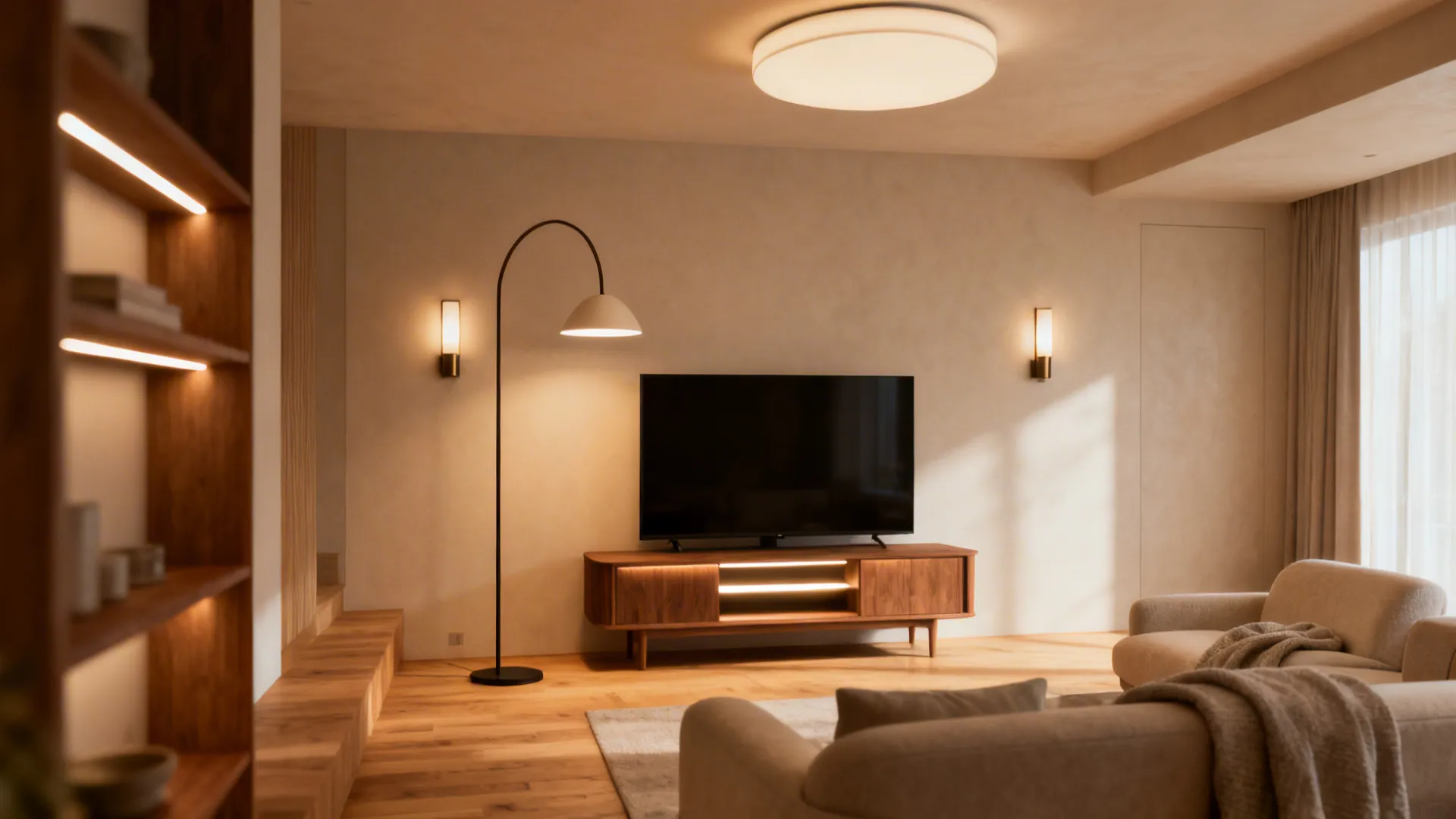 5 Small-Space Living Room Lighting Ideas