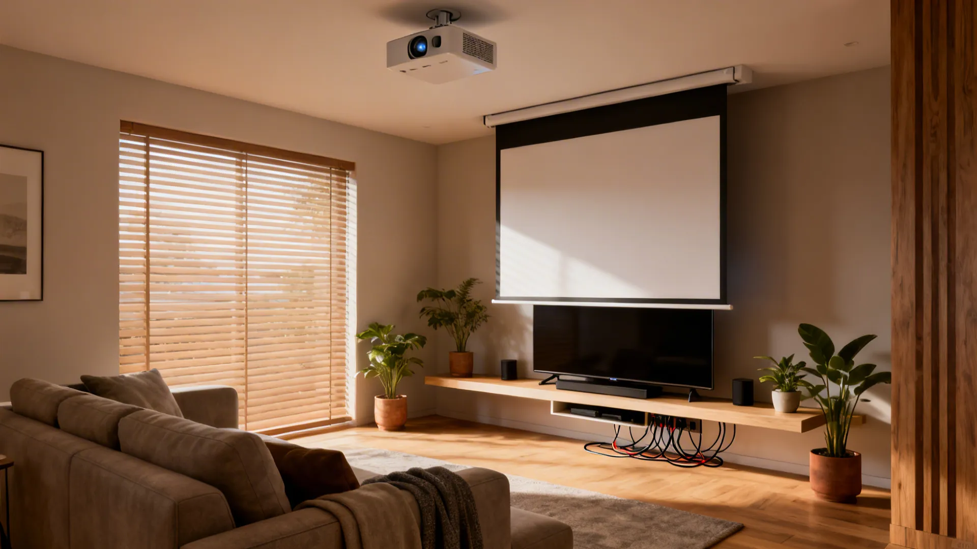 Projector Setup Ideas — 5 Small-Space Inspo