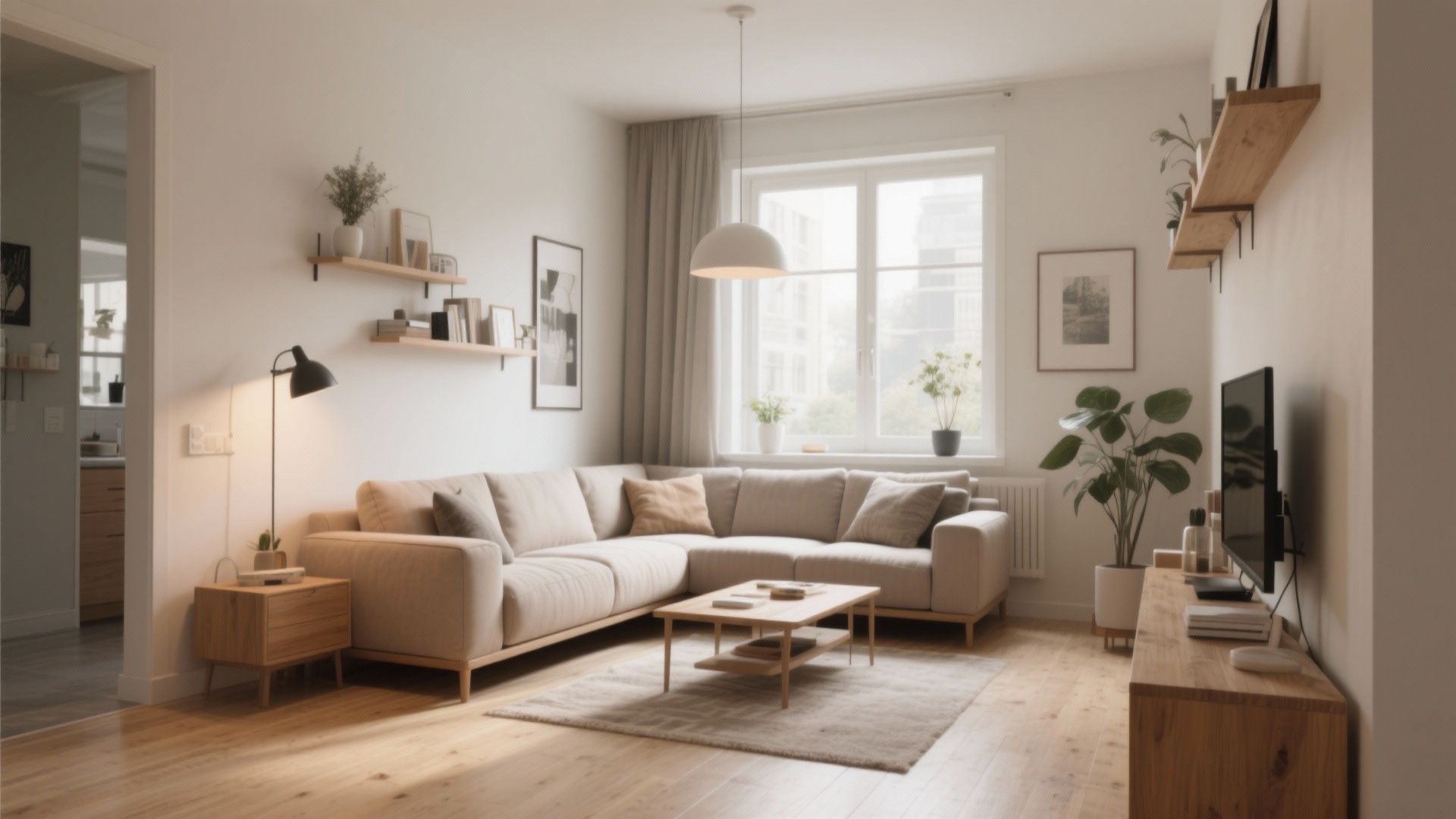 Small Living Room Too Cramped? Try an L Shape Sofa Layout
