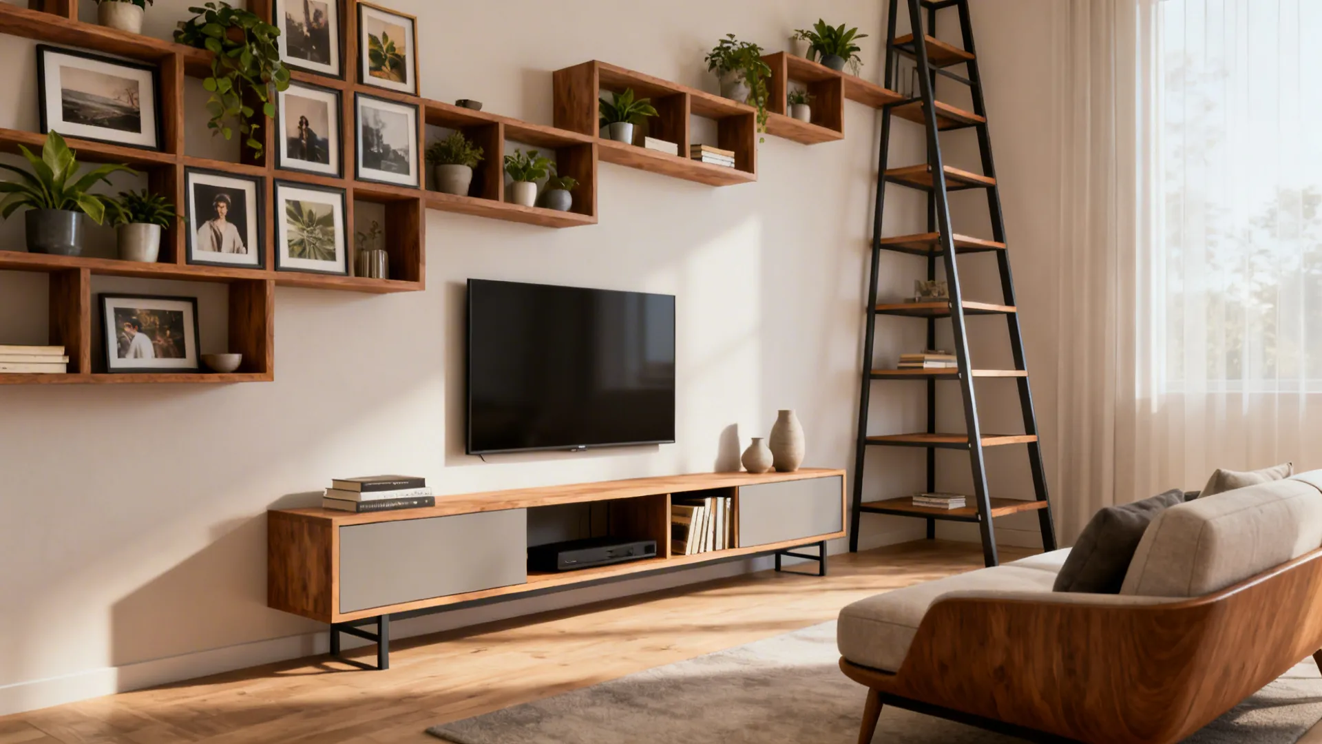 5 Modern Wall Shelf Ideas for Living Rooms