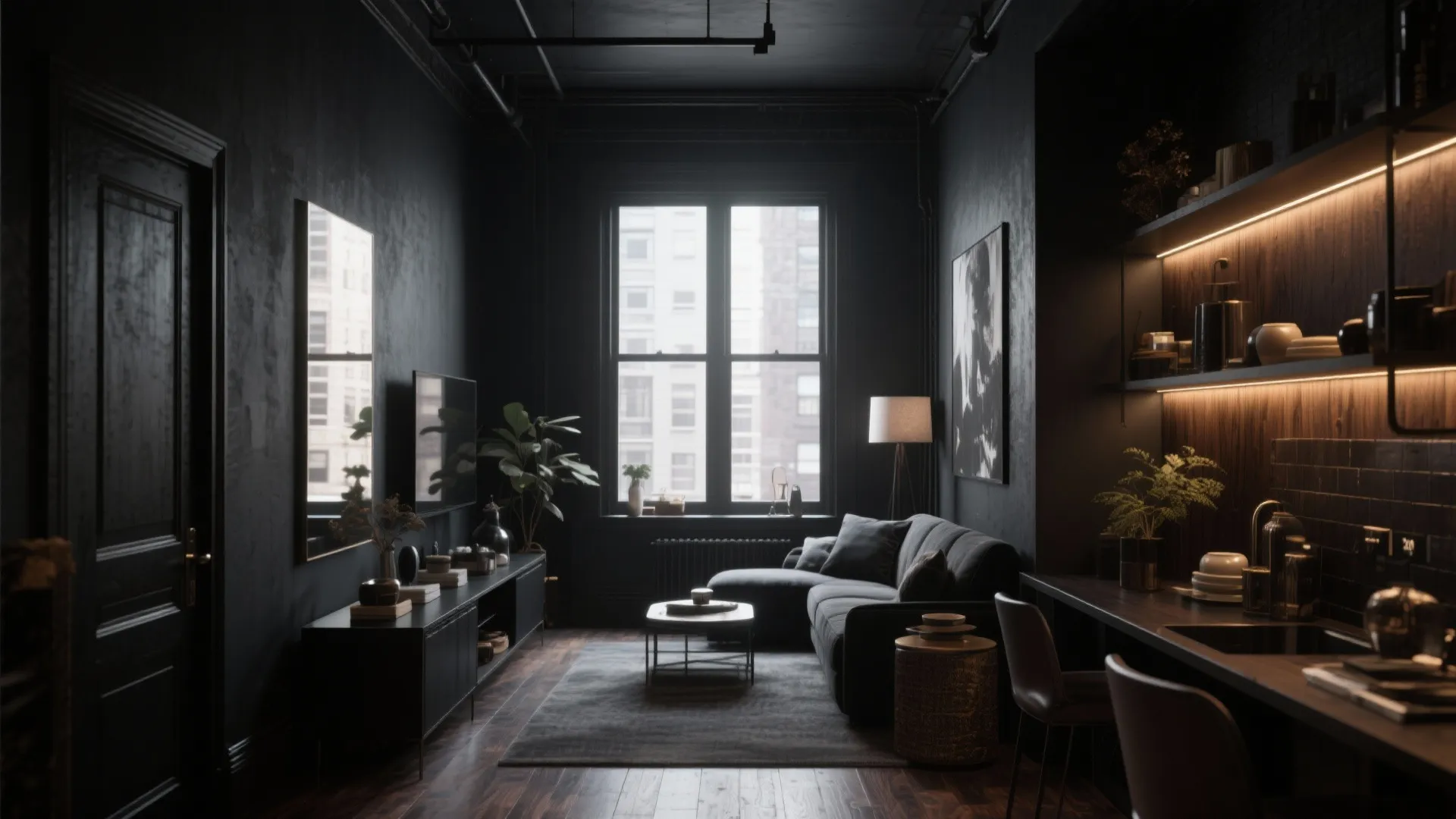 1 Minute Guide  Budget Friendly Luxurious Modern Dark Interior Design Ideas: Transform your space with deep hues and elegant touches without breaking the bank.