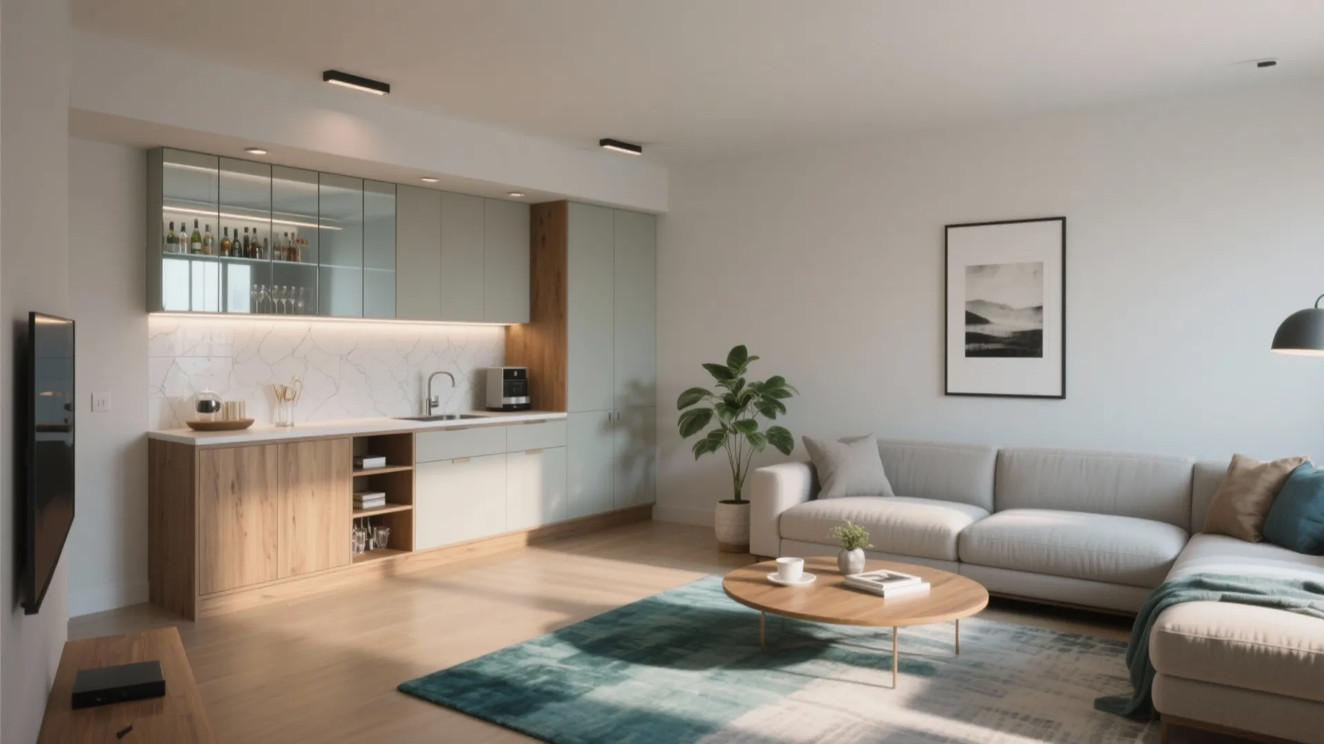 Small Living Room Ideas with Bar: Maximize Space Stylishly