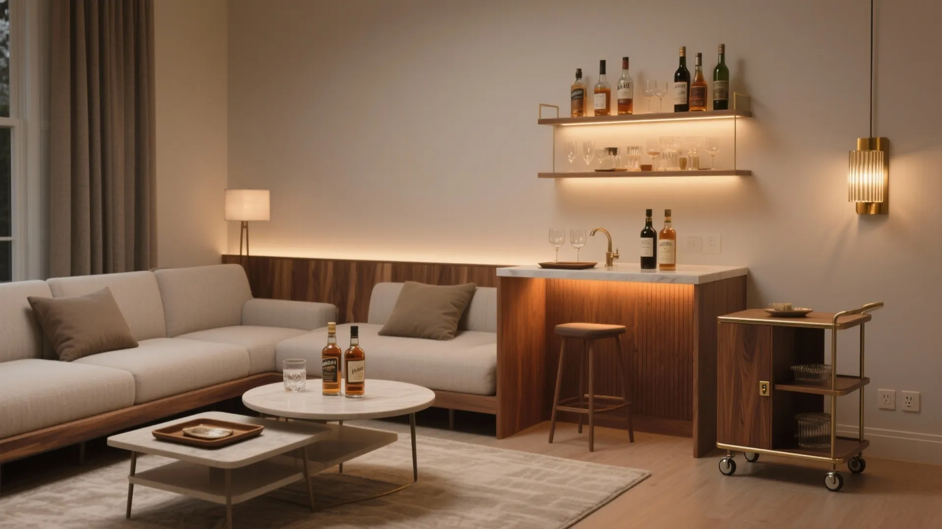 Small Living Room Bar Ideas for Stylish Spaces
