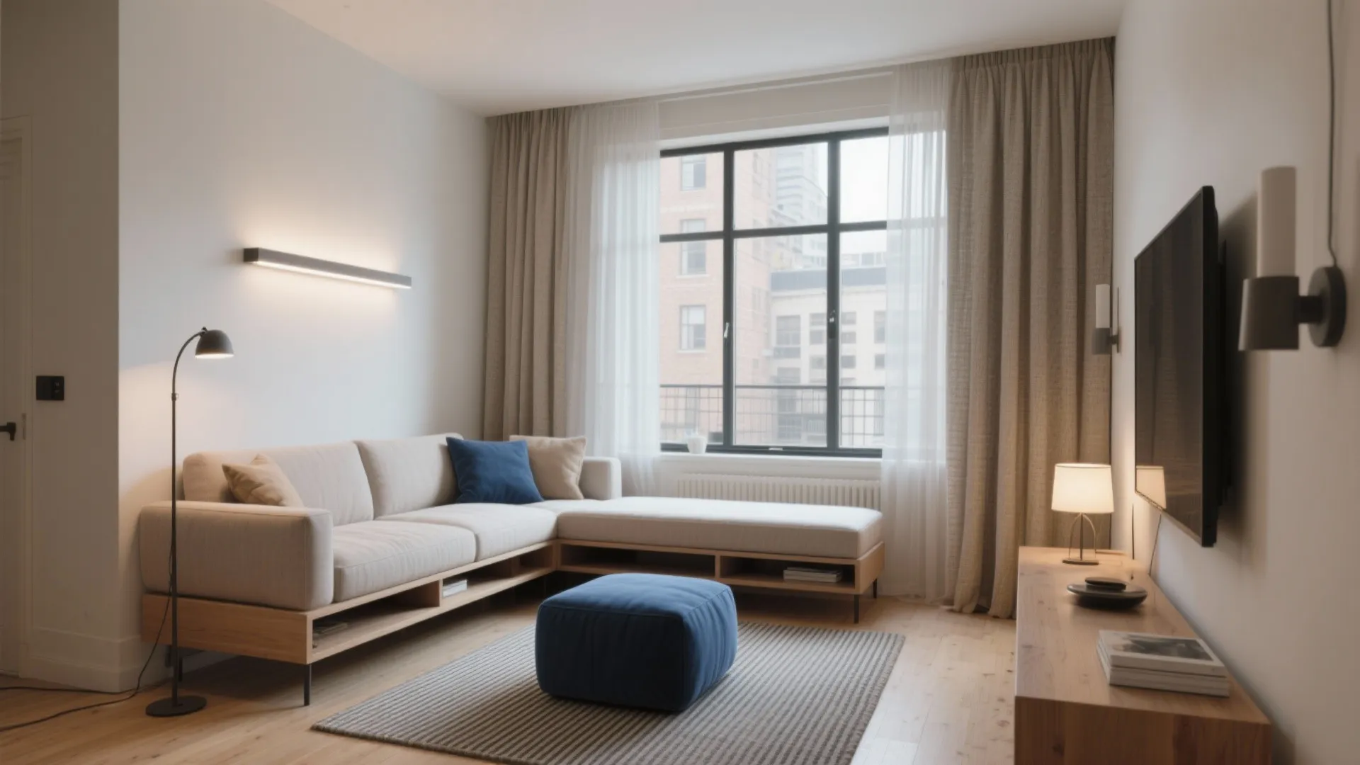 Small Living Room With Big Window: 5 Design Ideas: Real designer tricks to make a small living room with big window feel brighter, smarter, and beautifully livable